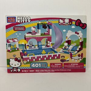 Hello Kitty Mega Bloks 401 Pc Splash ‘n Swim Water Park 10957 **NEW** RARE